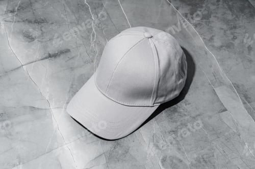 Preview: Baseball cap on gray background studio shot