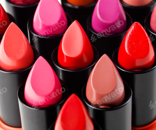 Preview: Love your lips. Studio shot of colorful lipstick.