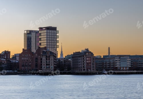 Preview: Boston skyline with tall buildings