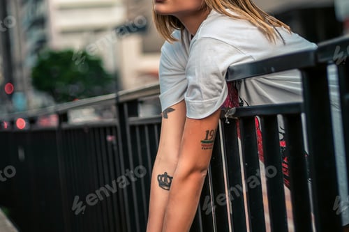 Preview: Portrait of young hot woman posing