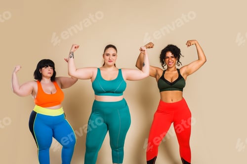 Preview: Plus size women posing for body acceptance