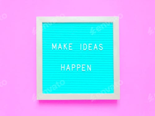 Preview: Make ideas 💡 happen. Quote. Quotes.