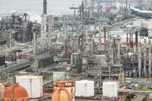 Preview: Industrial factory in Yokkaichi city of Japan