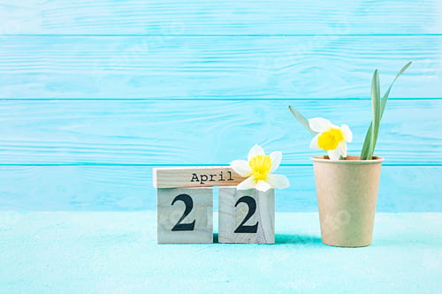 Preview: April 22, Earth Day. Plastic free background. Eco friendly, zero waste, concept.