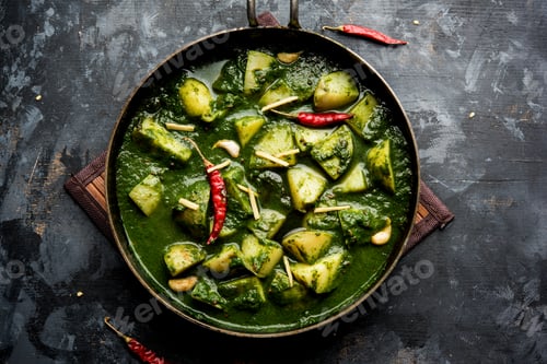 Preview: Spinach Potatoes Curry