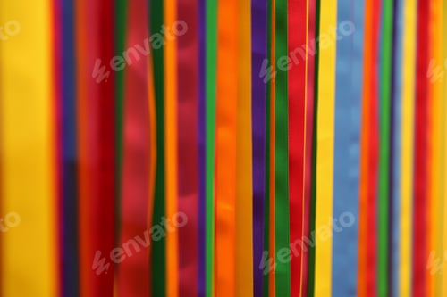 Preview: A colourful background photo of straight stripes