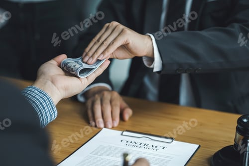 Preview: officer or lawyer accept bribes from customer.