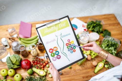 Preview: Healthy eating for slimming concept