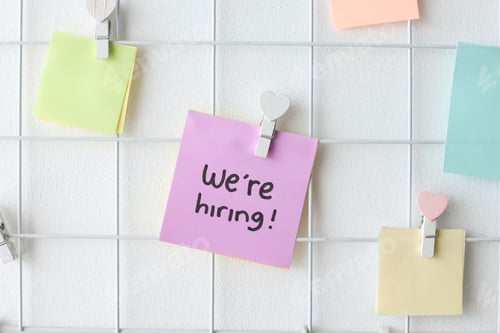 Preview: We're Hiring Handwritten