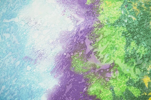 Preview: Watercolor Paint On White Sheet Background Image