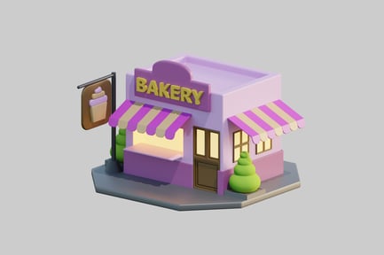 Preview: Cartoon bakery storefront