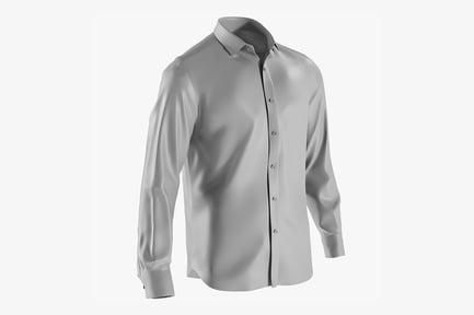 Preview: Classic Long Sleeve Men's Dress Shirt