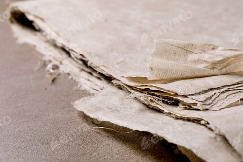 Preview: Aged Paper Sheets with Rough Edges