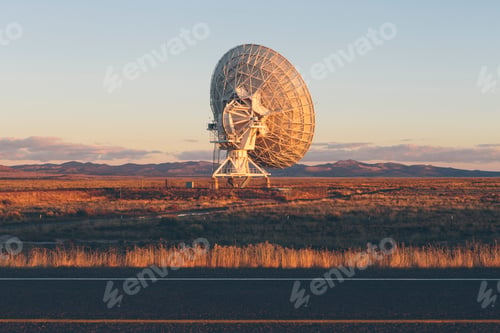 Preview: Large radio antennas, also know as The Very Large Array (VLA), used to search for extra-terrestrial