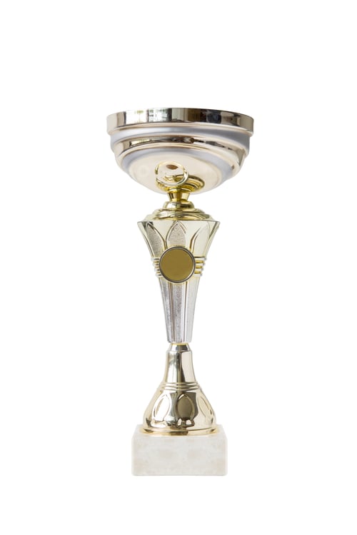 Preview: Trophy isolated on the white background