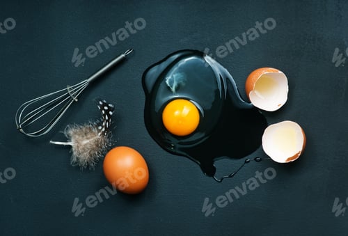 Preview: raw eggs