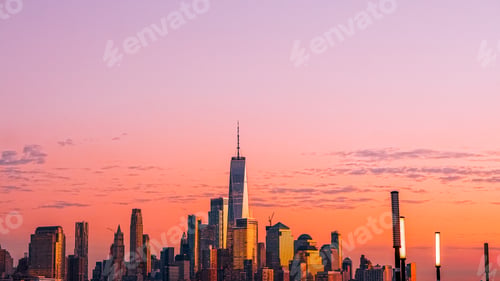 Preview: New York City during sunset