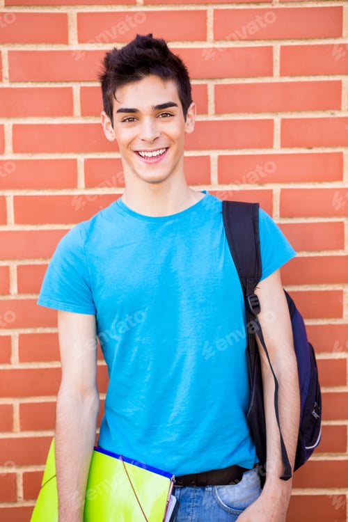 Preview: Beautiful young student in campus