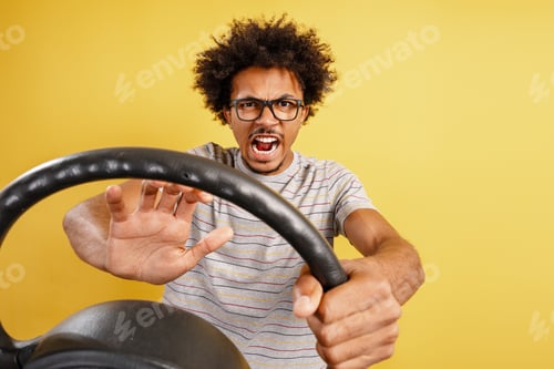 Preview: Driver shouting and gesturing feeling road rage