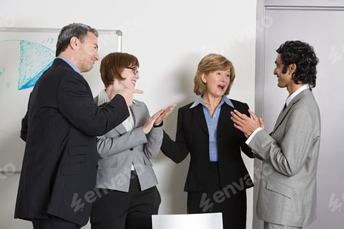 Preview: Businesspeople applauding