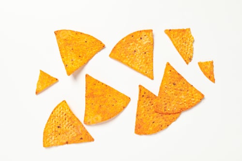 Preview: Concept of tasty food and snacks - corn chips