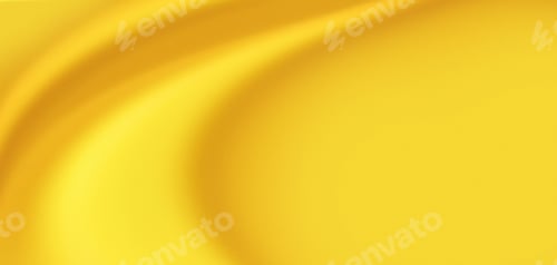Preview: Yellow background, copy space, yellow drapery illustration, noise texture effect, place for text