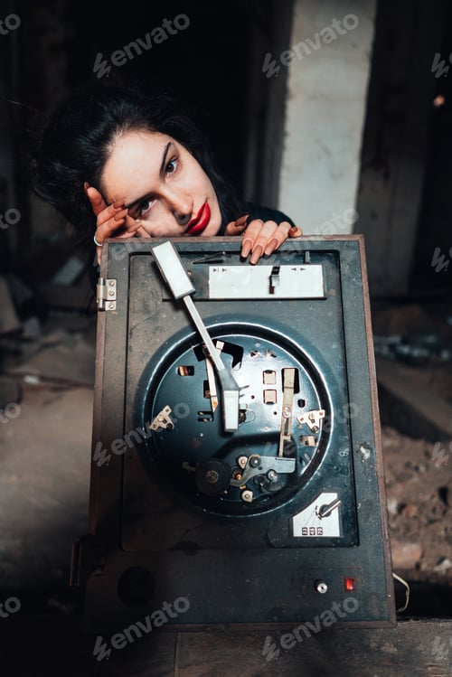 Preview: Girl in an abandoned building