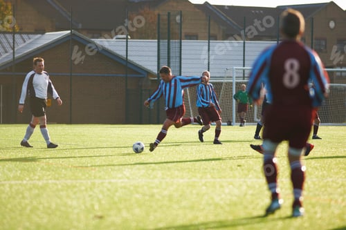 Preview: Football players during game