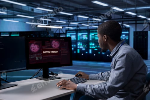 Preview: Data center workplace engineer struggling to erase virus