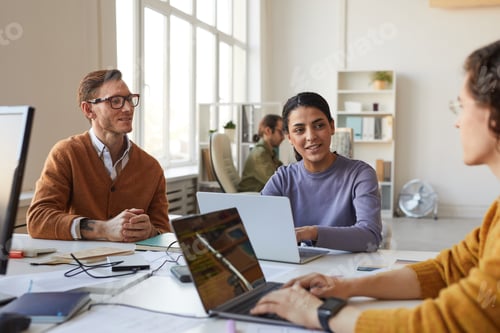 Preview: Creative Multi Ethnic Team in Meeting