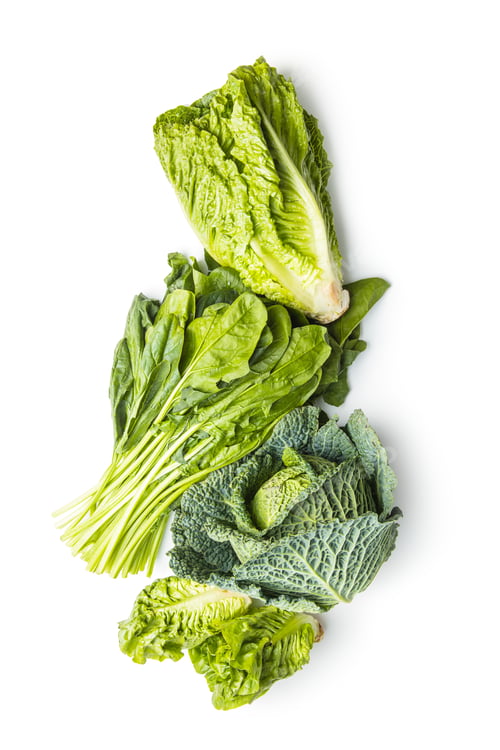 Preview: Different types of green vegetables.