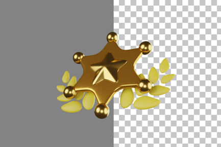 Preview: Star Badge 3D Icon