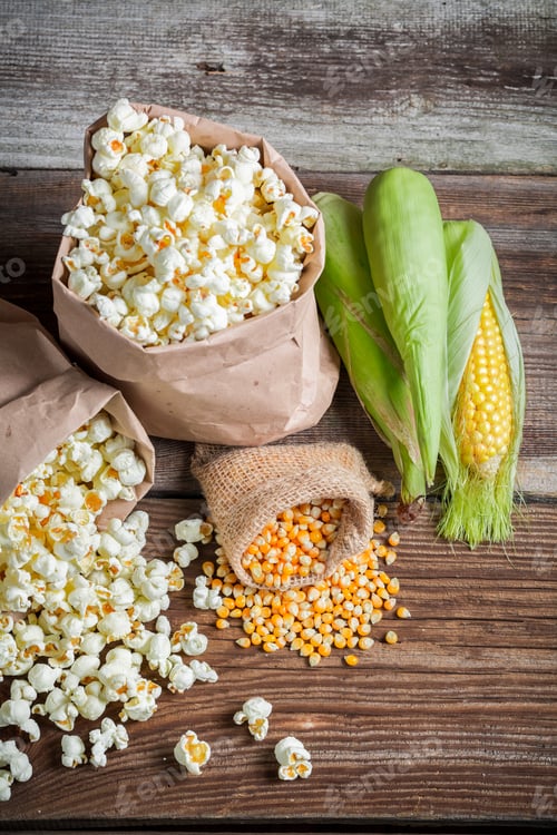 Preview: Corn and popcorn in rustic version