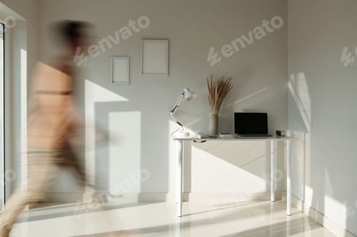 Preview: Man Walking in Apartment