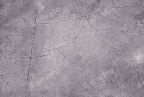 Preview: crack on cement wall bare polished grey color and smooth surface texture concrete material vintage