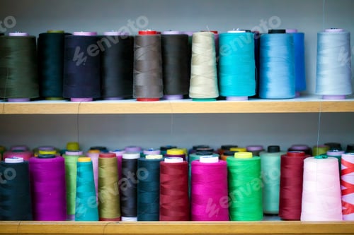 Preview: Fiber Fabric Roller on bobbin and light ropes Yarn