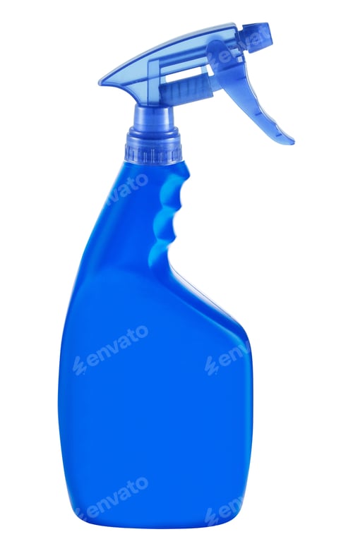 Preview: Detergent bottle on a white background