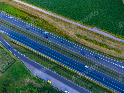 Preview: Aerial view of highway
