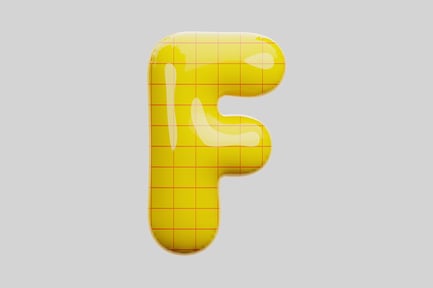 Preview: Inflated Letter F
