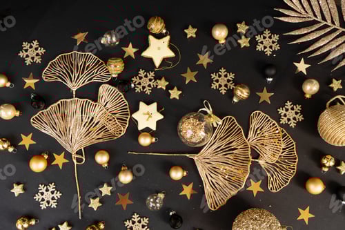 Preview: black and golden christmas