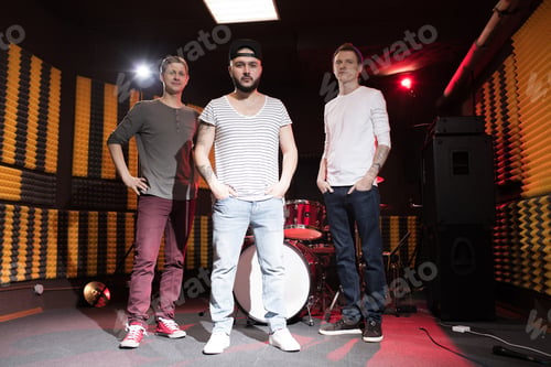 Preview: Music Band Posing for Promo