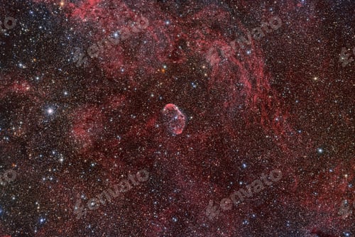 Preview: NGC 6888 Crescent Nebula in the constellation Cygnus