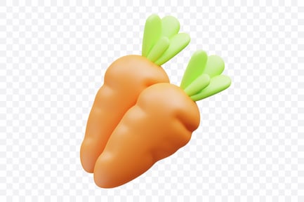Preview: Carrot Bunch with Tops