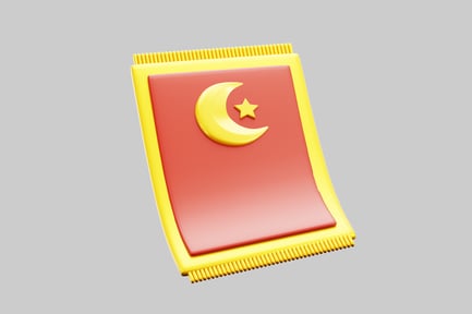 Preview: Islamic prayer rug ramadan decoration