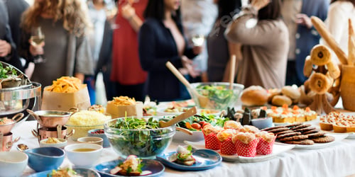 Preview: Brunch Choice Crowd Dining Food Options Eating Concept