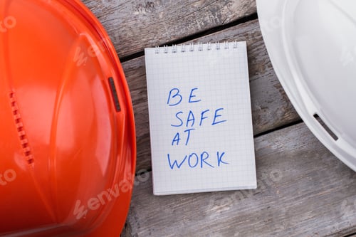 Preview: Be safe at work concept.