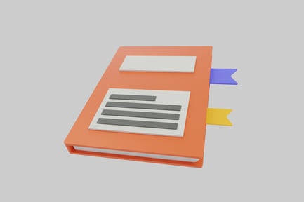 Preview: Bright planner with colored tabs