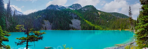 Preview: Joffre Lakes British Colombia Whistler Canada, colorful Joffre lakes national park in Canada