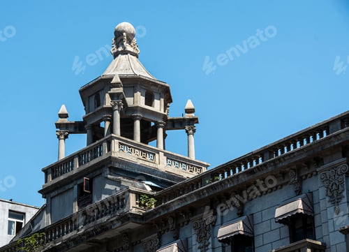 Preview: European style building with ornate details