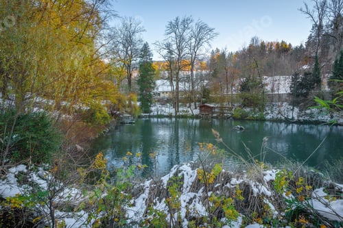 Preview: Grand Pond at Ambras Castle Park - Innsbruck, Austria